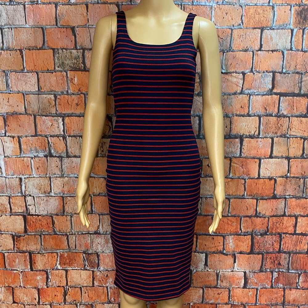 Popular Basics Striped Bodycon Dress